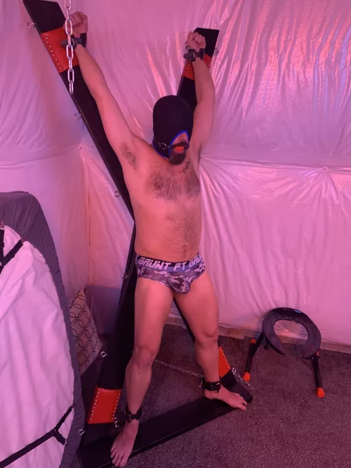 Bound and gagged and loving every minute!