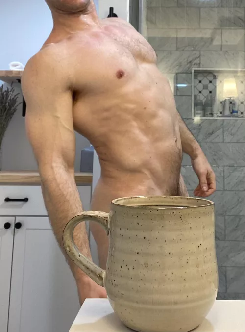 Coffee and morning stretches. Every single day.