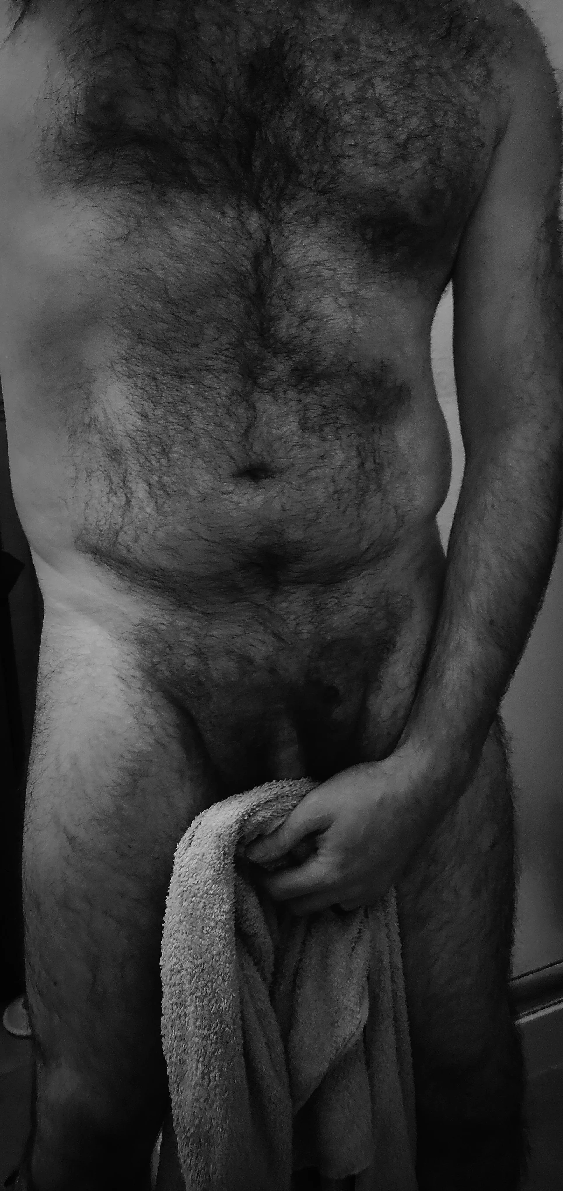 Could do with a hand gettin' dry