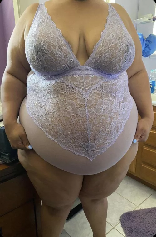 Enjoy the view of my lovely BBW milf/hotwife, Mrs. Brown Sugar.