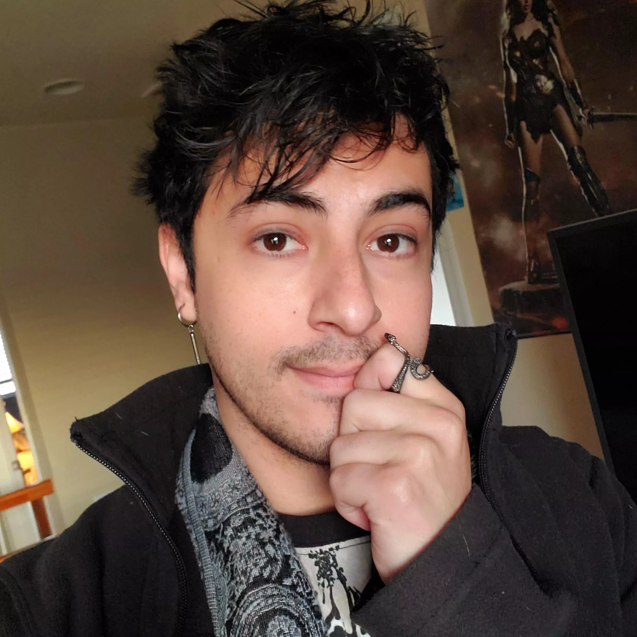 Finally some down time for a quick match. ^_^