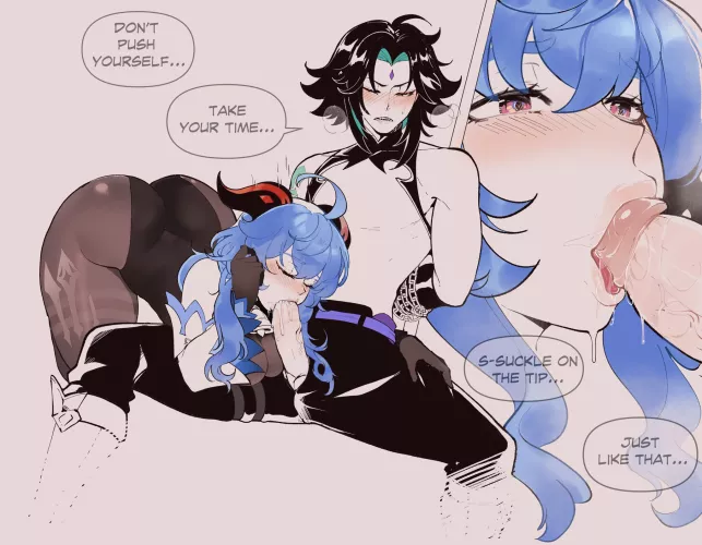 Ganyu takes her time with him