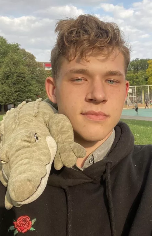 gayly greetings from Davey & I