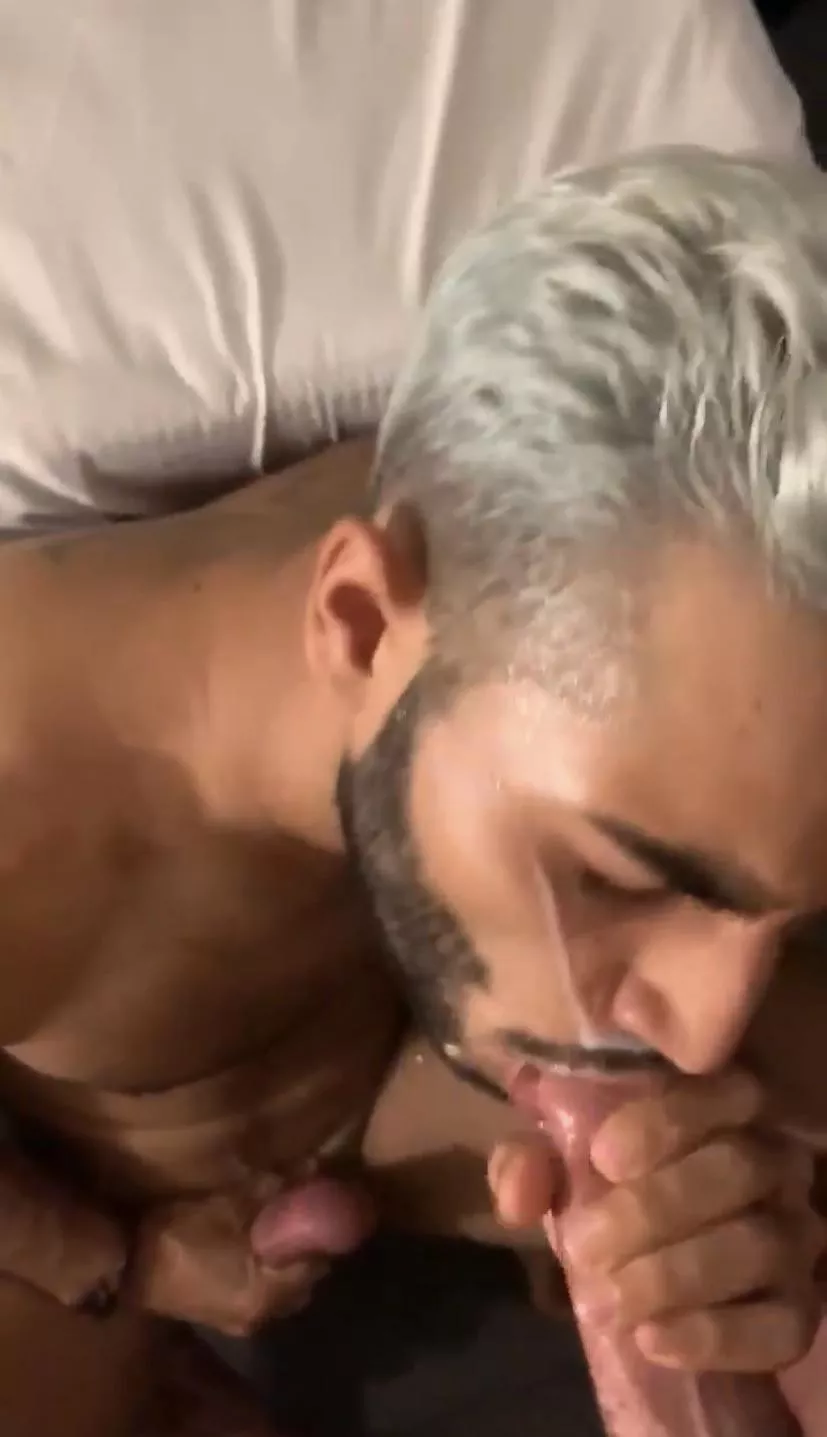 He loves the morning milk