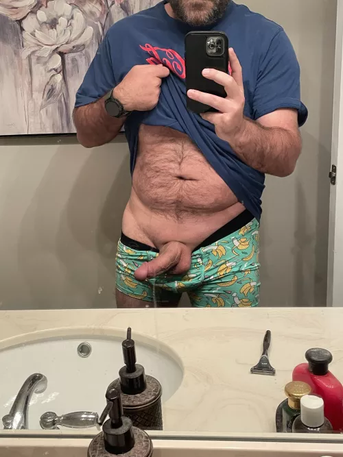 Here is my [32] dad bod and cock