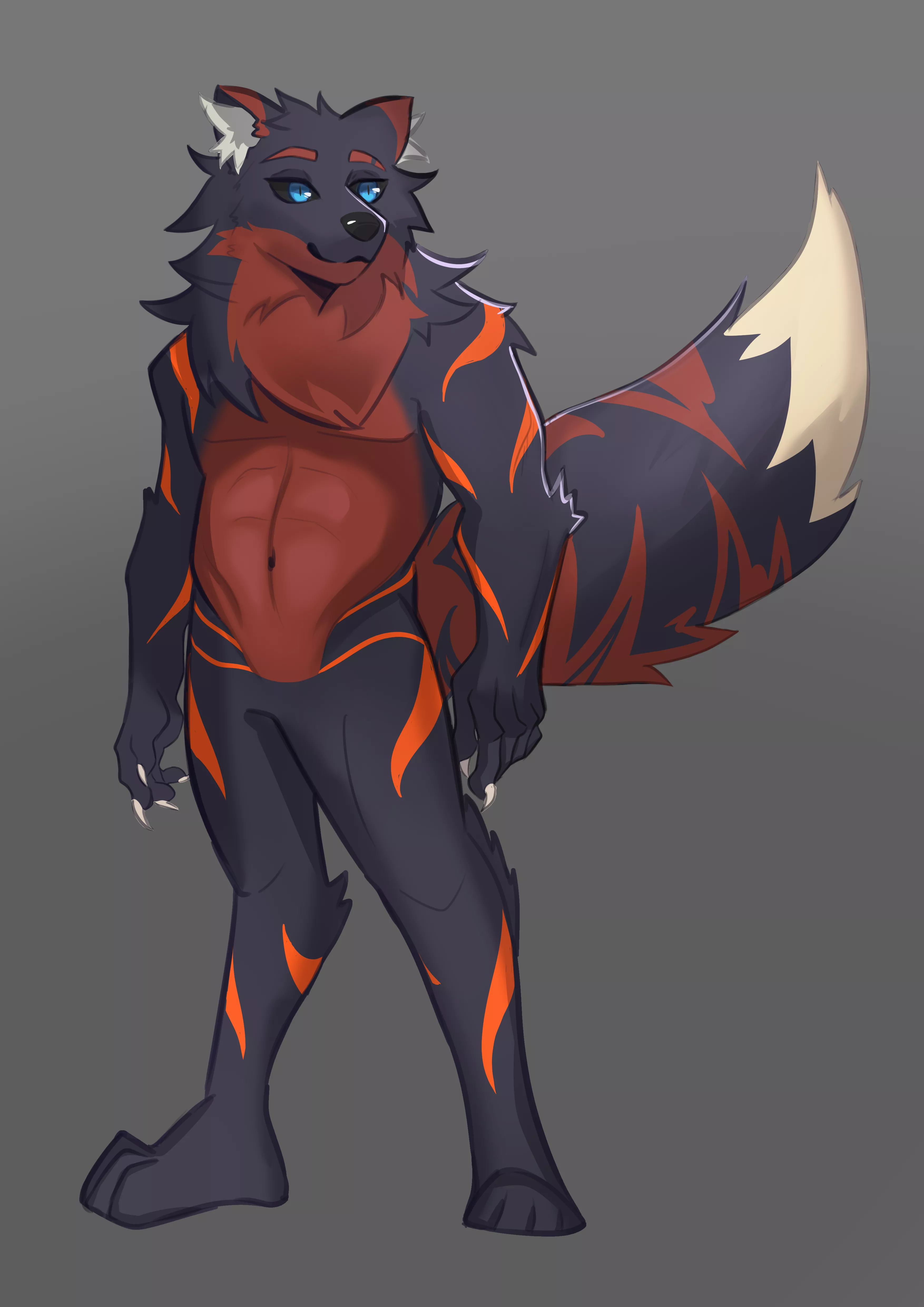 Hes big but hes a good boy! Would you hug him? (art by me)