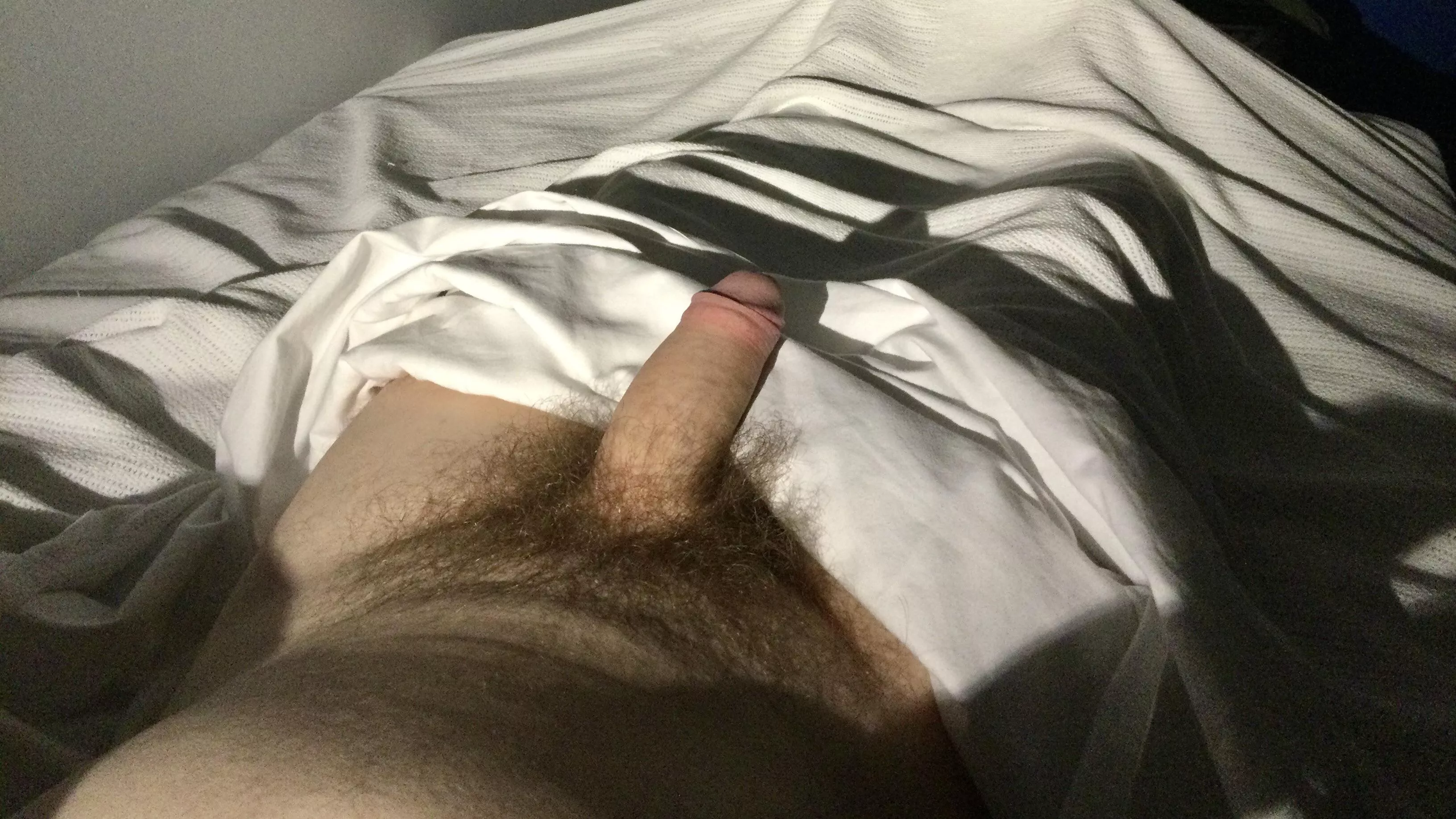 Hoping the cleaner will walk in and make it hard