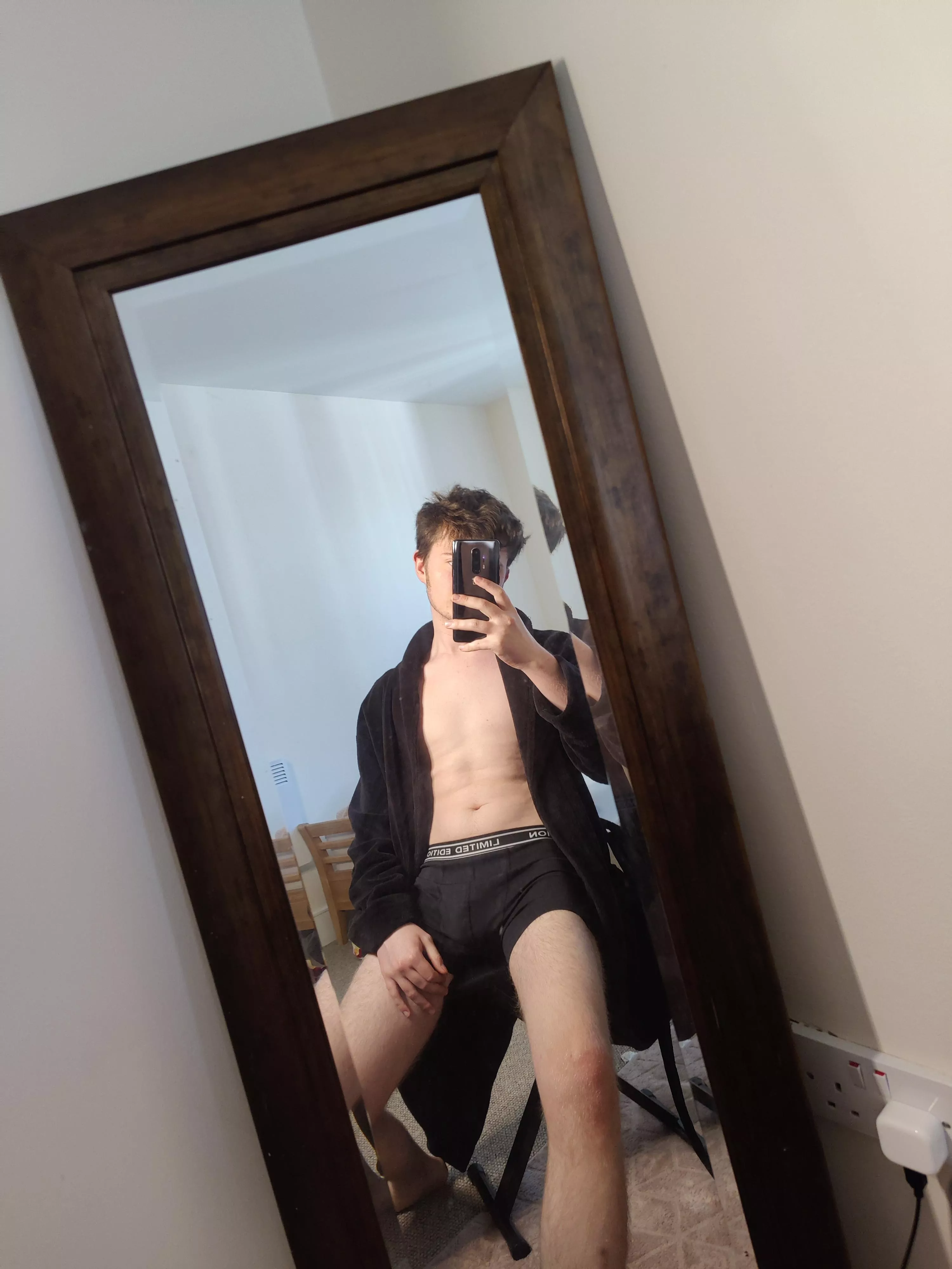 I walk around the flat dressed like this..wyd?