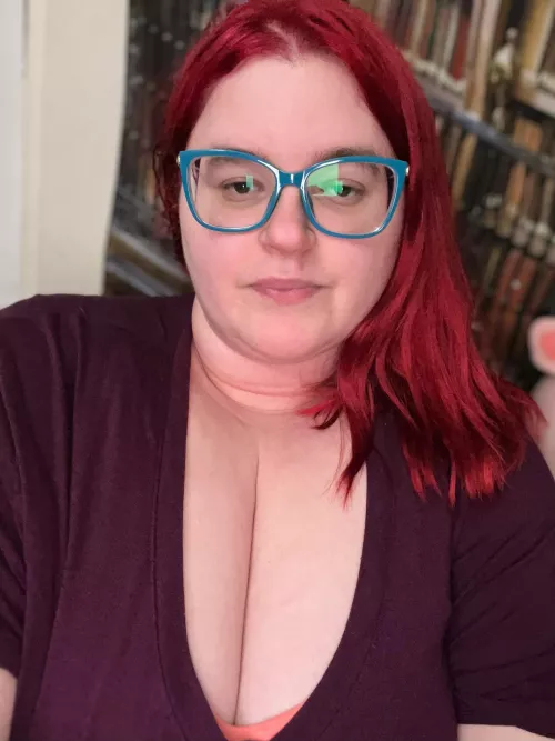 Just a hint of cleavage 😊