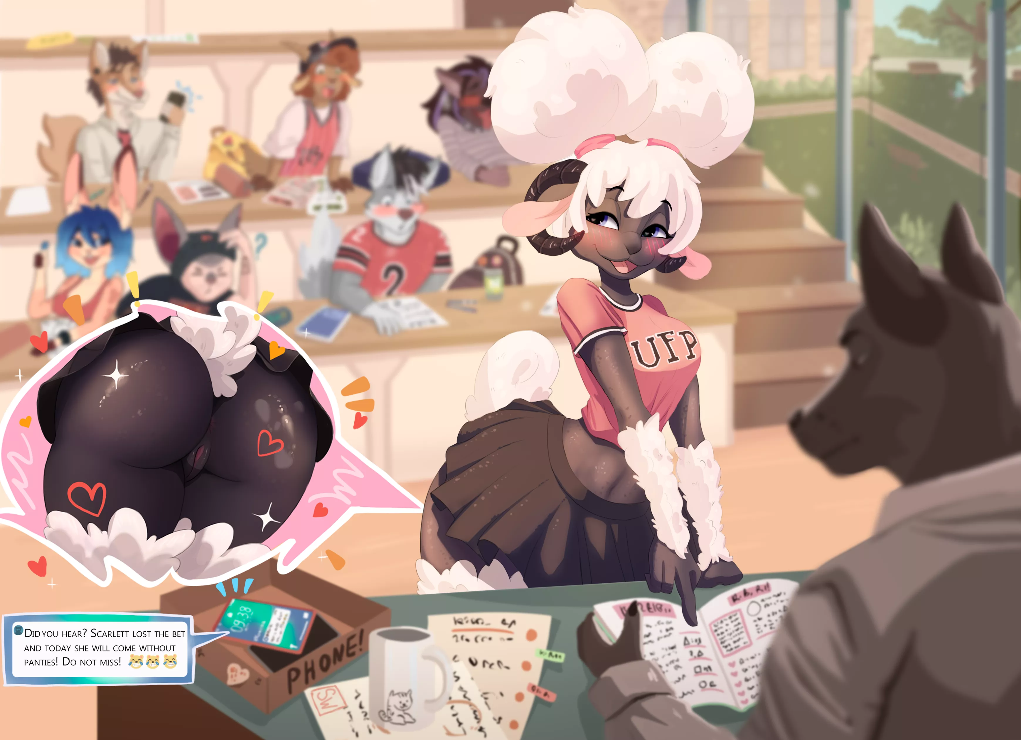 Lost the bet for @WoolCottonCandy from Twitter [MMMMMMFF] (skandiniwi)