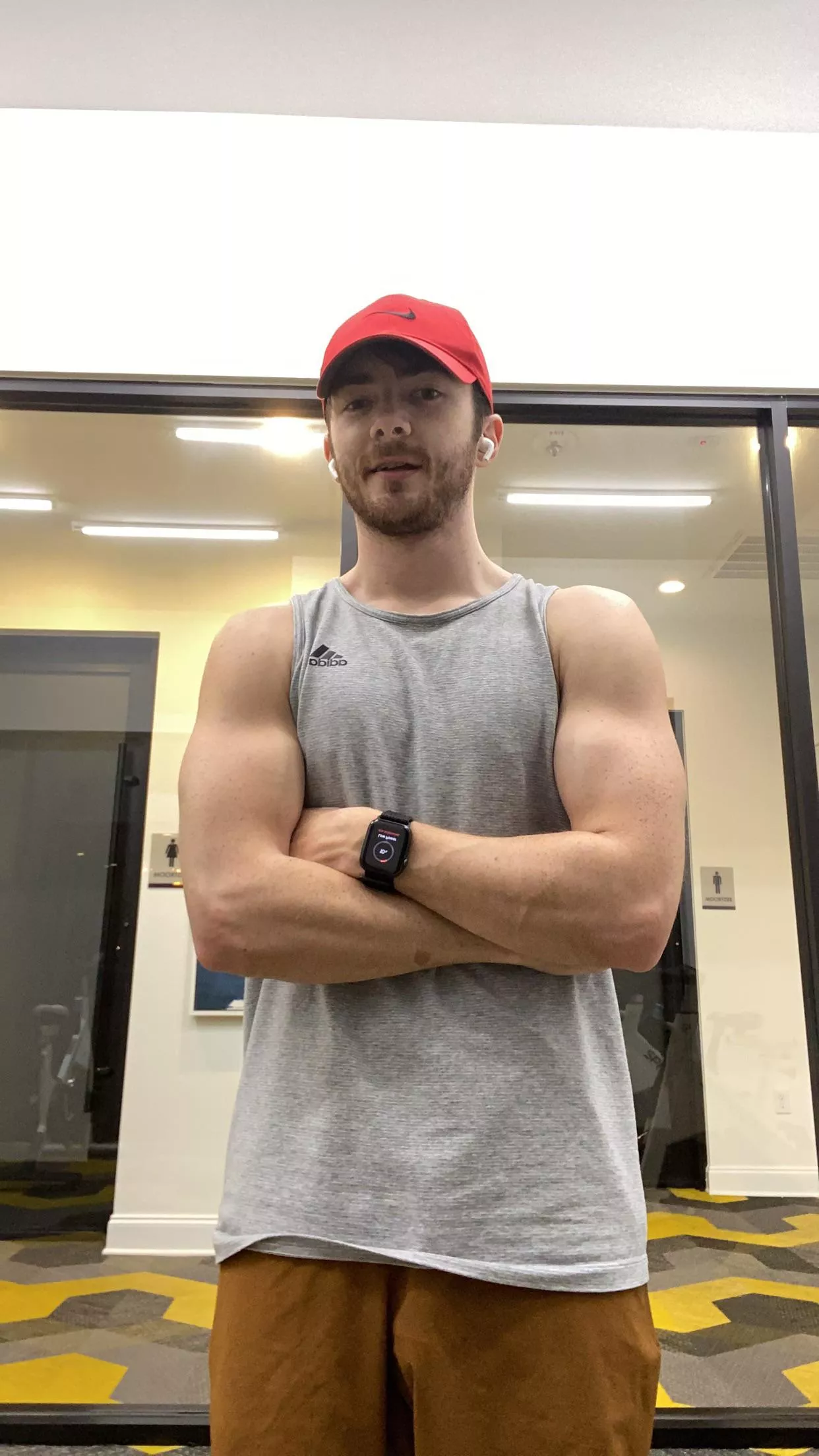 Monday’s workout. it’s bicep day