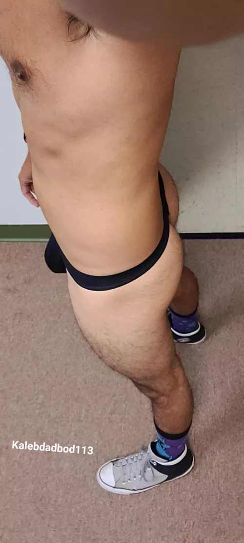 My first post here. Rocking the thong at work.