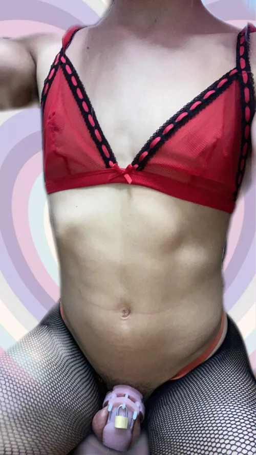 My little passion project. should I keep her locked indefinitely?