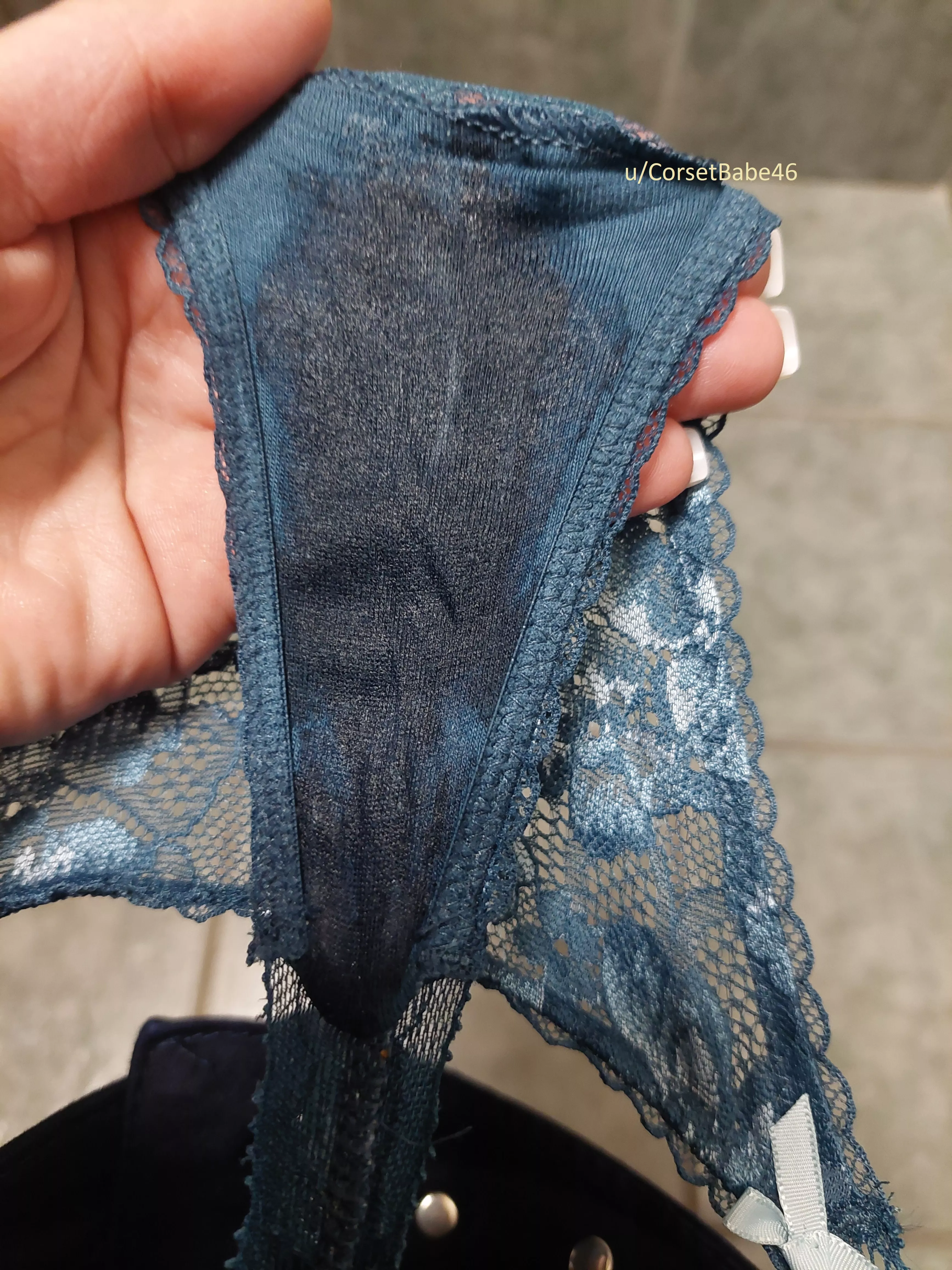 New panties at work was a bad idea, I made such a mess