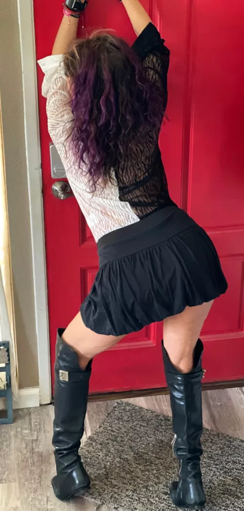 Right up against the wall