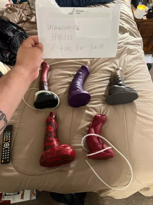 Selling bad dragon toys.