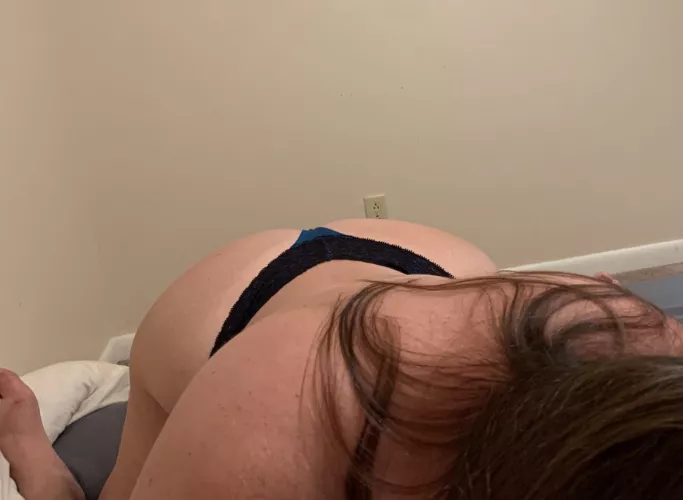 She keeps saying she needs someone behind her as she sucks my cock.