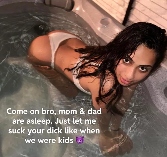 Sister got too drunk at dinner tonight 🥵