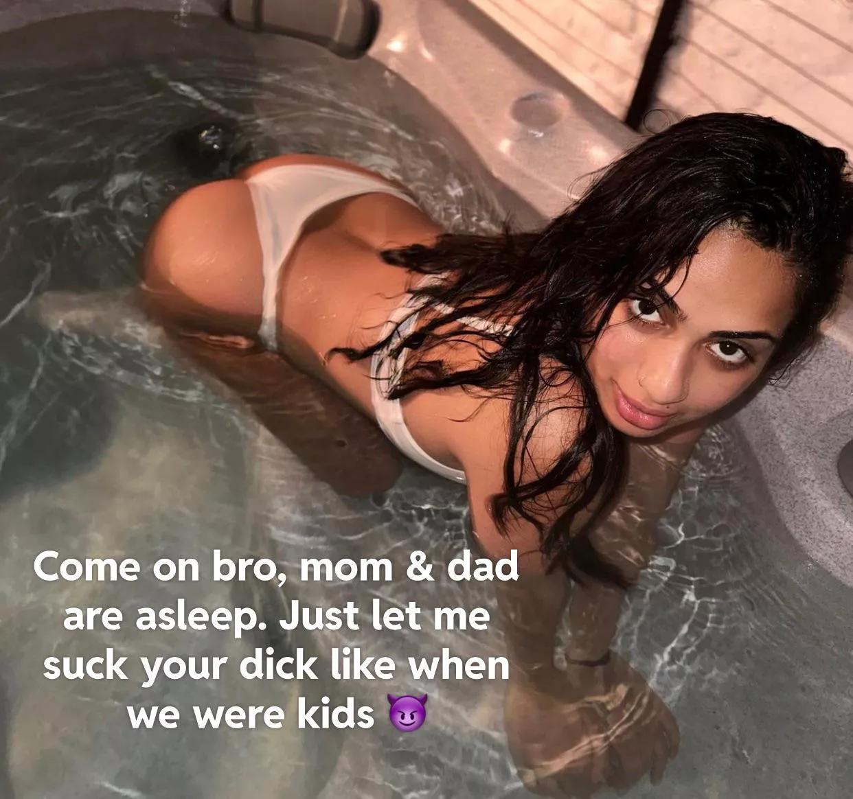 Sister got too drunk at dinner tonight 🥵