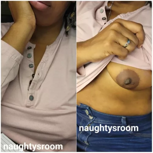 sitting at work... quick flash!