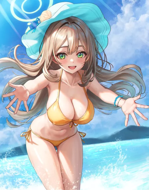 Spending some quality time at the beach with Izayoi