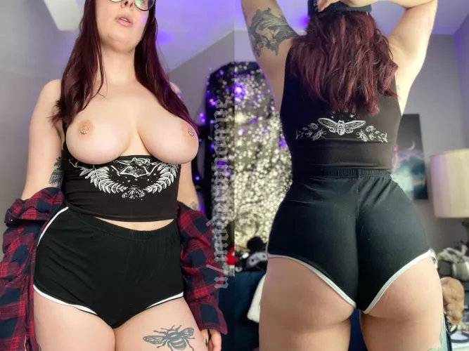 stacked front to back