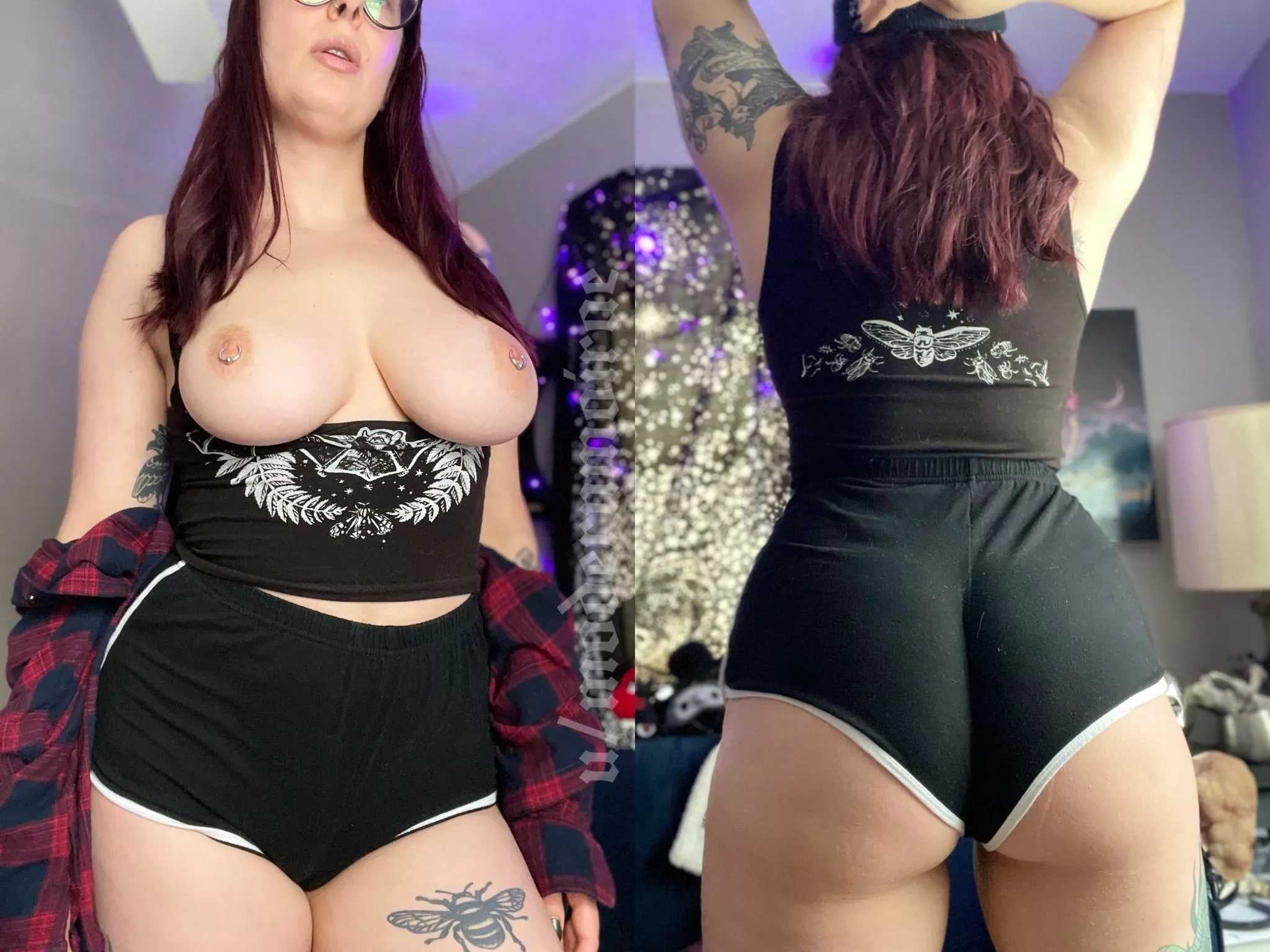 stacked front to back