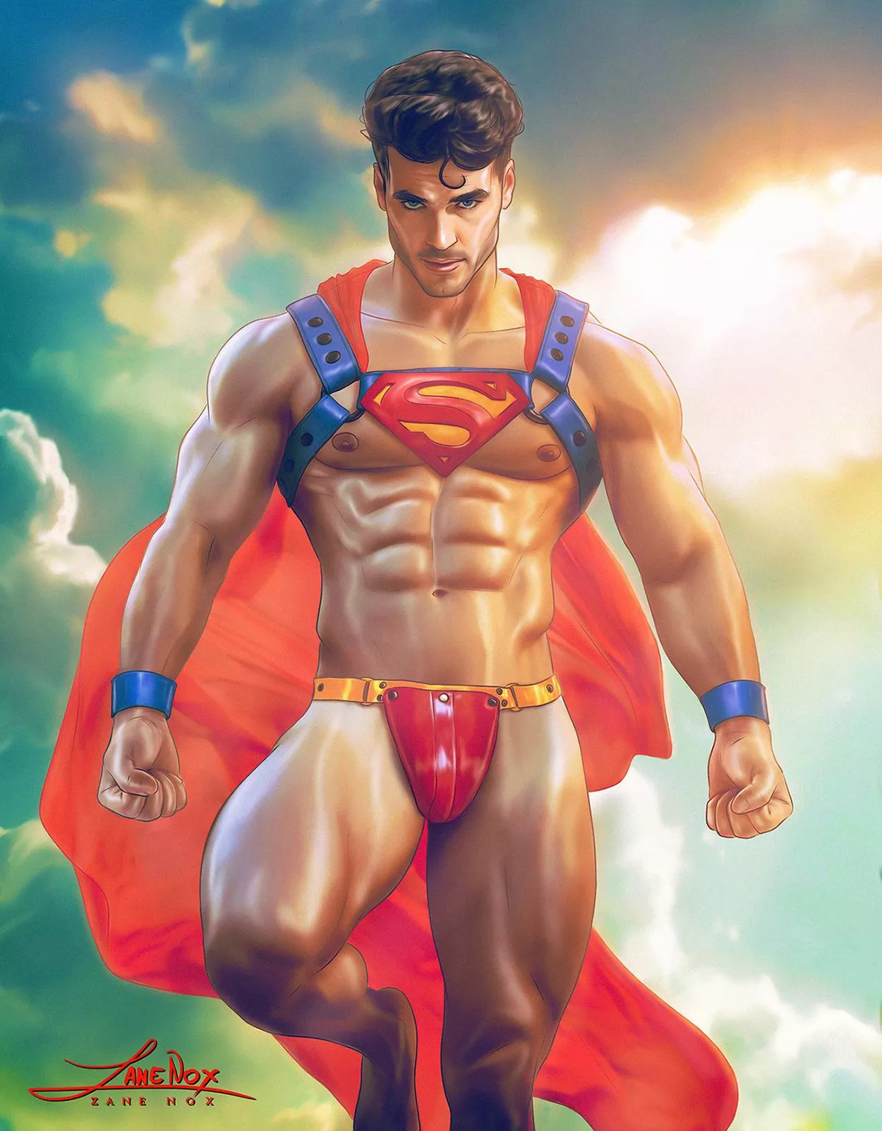 Superman by Zane Nox. https://twitter.com/zanenox