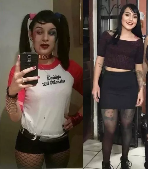 Which girl looks better in tights?