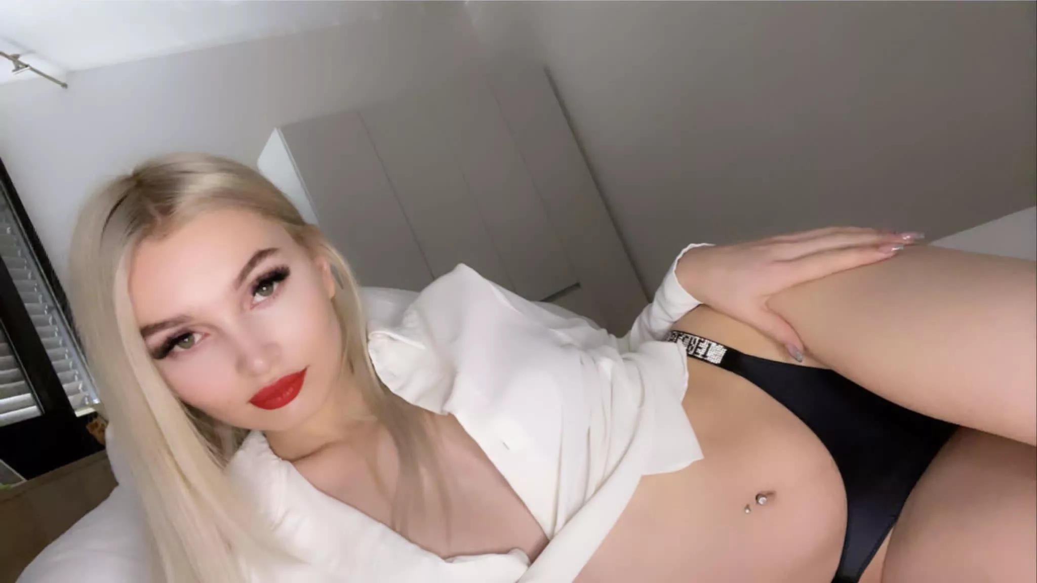 You come home from work and i’m waiting for you like this WYD? 😈