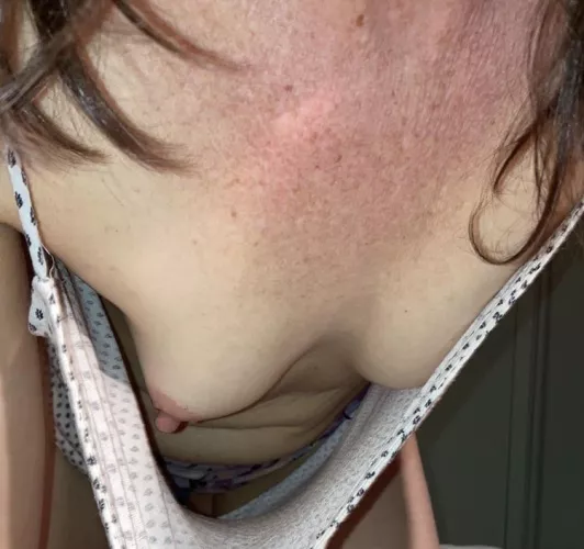 Are you looking down my shirt? You can!