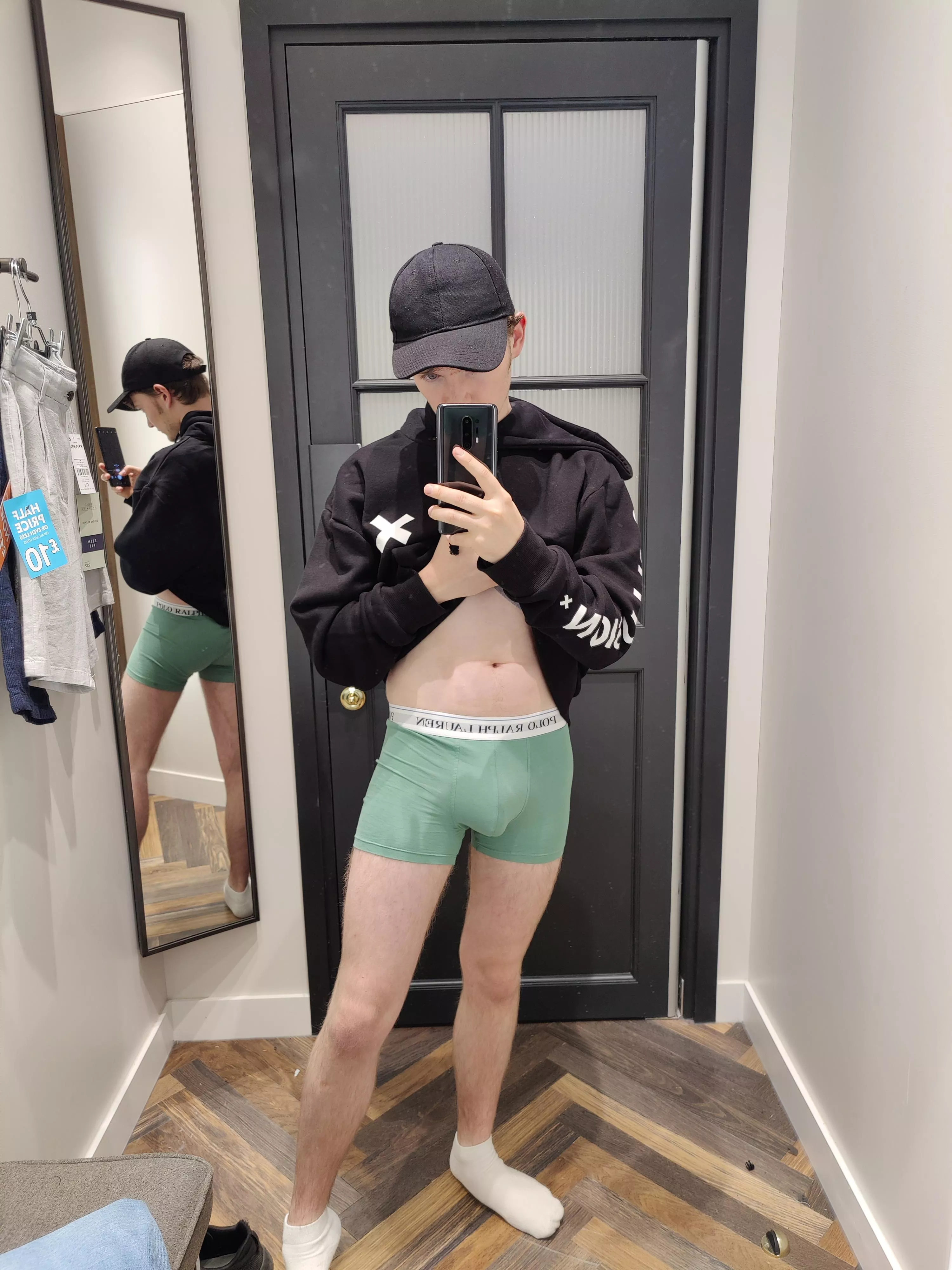 Come sneak into the changing rooms with me?