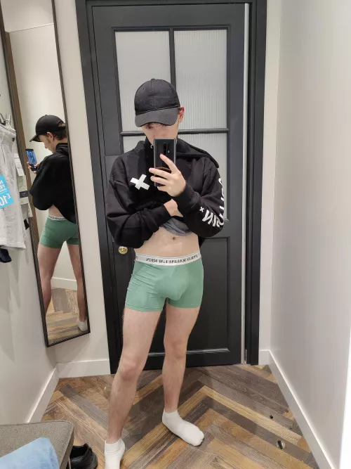 Come sneak into the changing rooms with me?