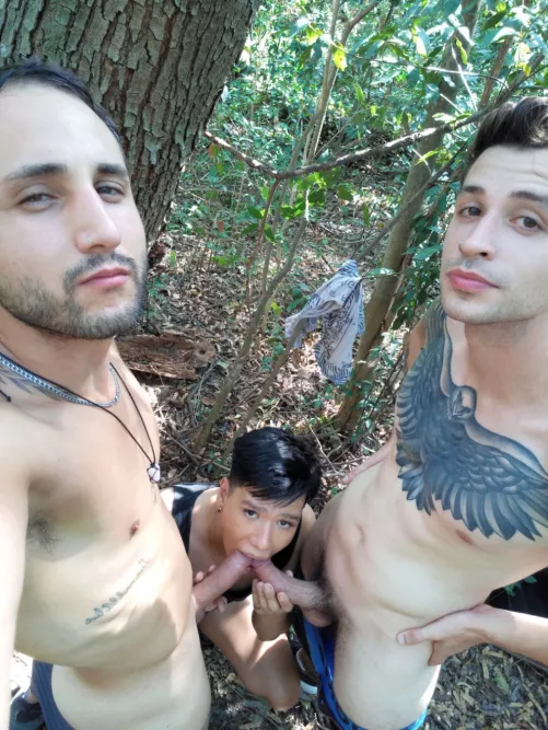 do you want to join us in the woods?🍆🍑