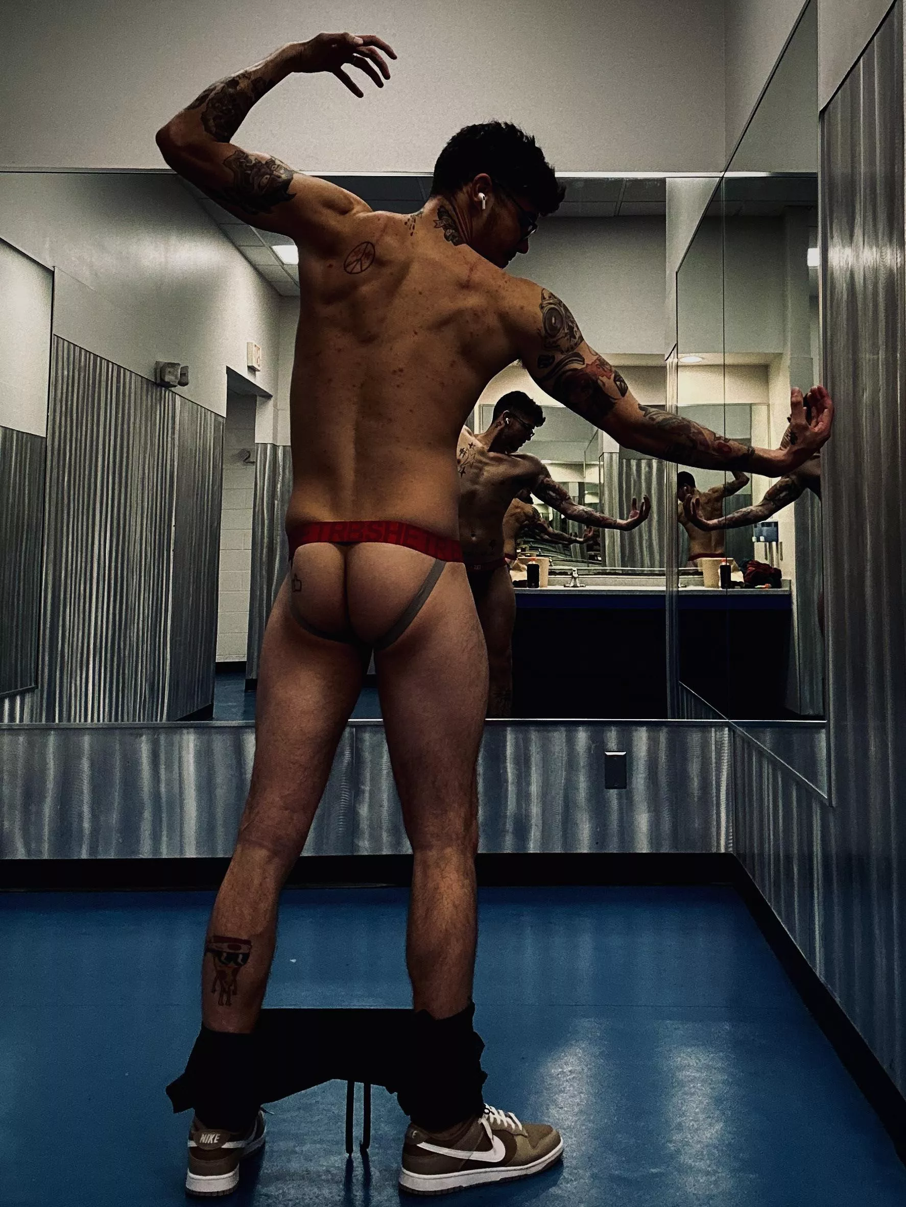 Found this page yesterday, and was pumped to take this photo today at the gym!