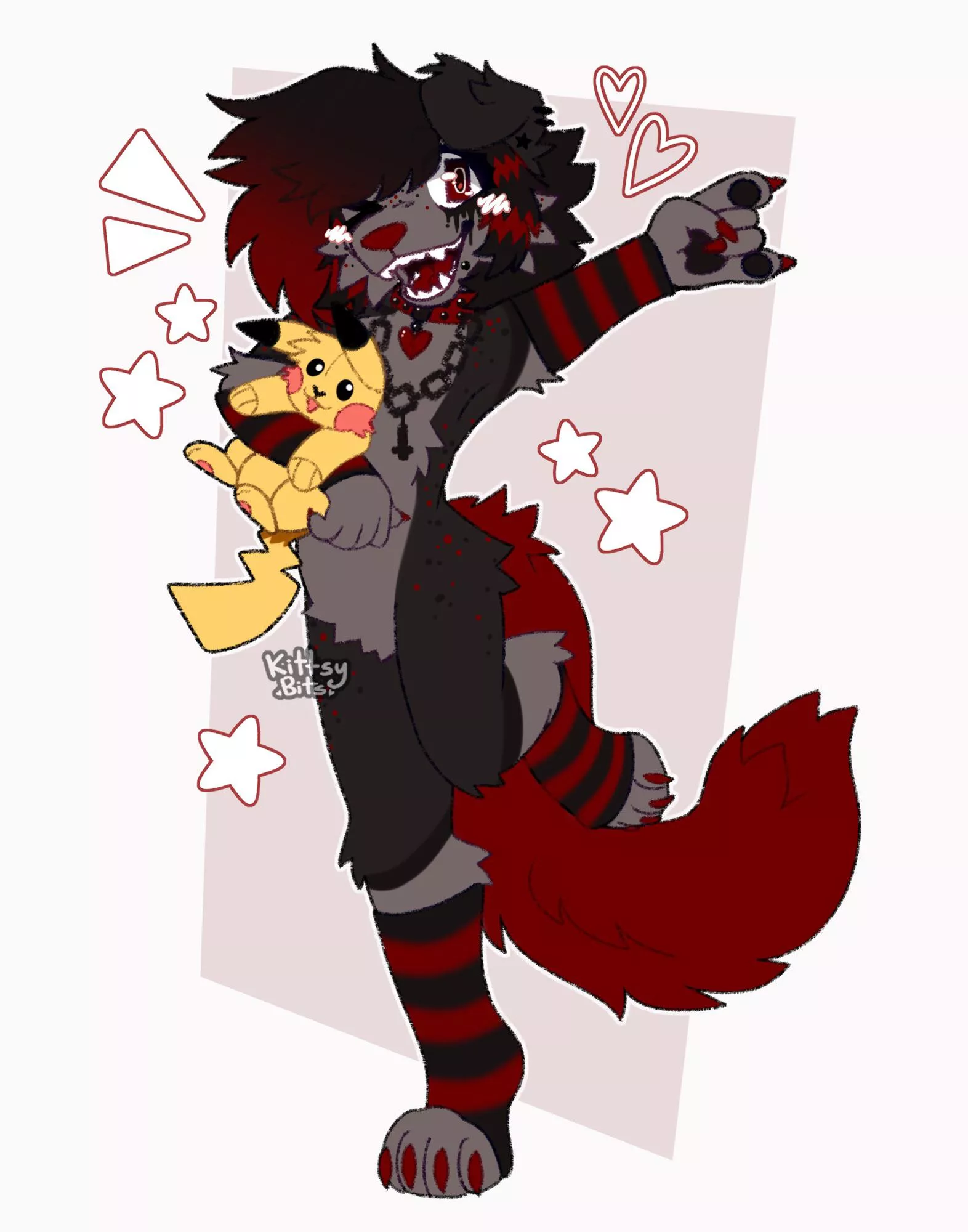 Fullbody art piece for xalex_stitchesx on insta!