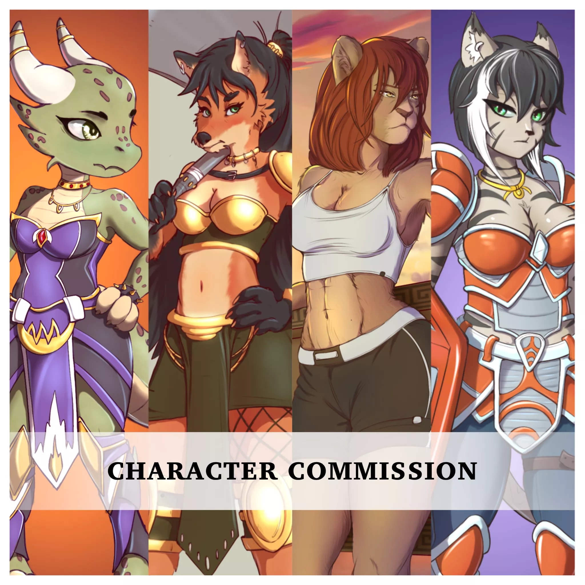 Hello, I'm doing some Original Characters guys, my DM is open to talking about prices, portfolio, and whatever you want, I'm very friendly and like to talk a lot! 👀
