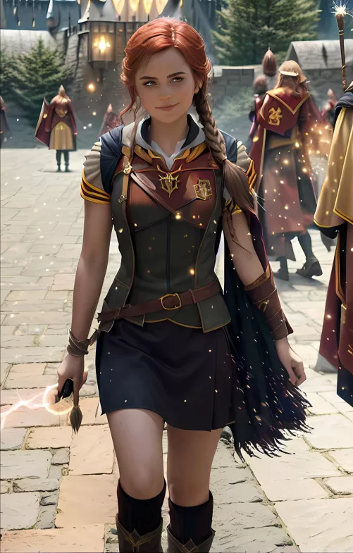 Hermione giving the look