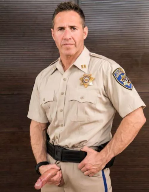 Horny “Officer” …
