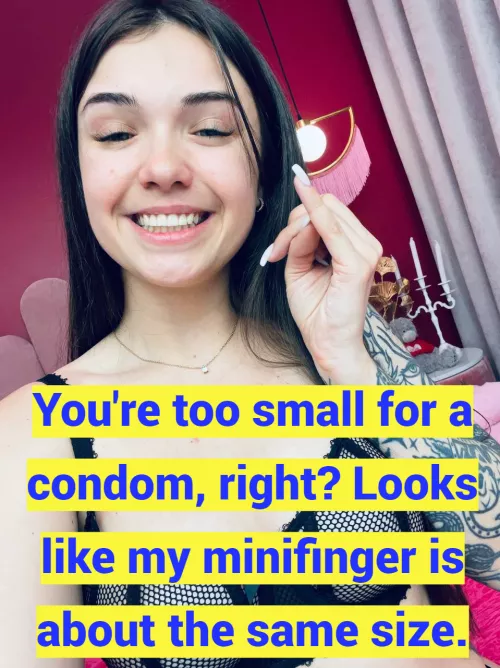 How do you even jerk off when your cock is smaller than your fingers?