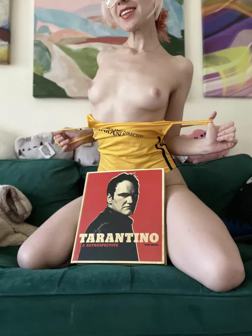 I got a book about tarantino’s films. Want to read it with me? ⚔️ 🦶