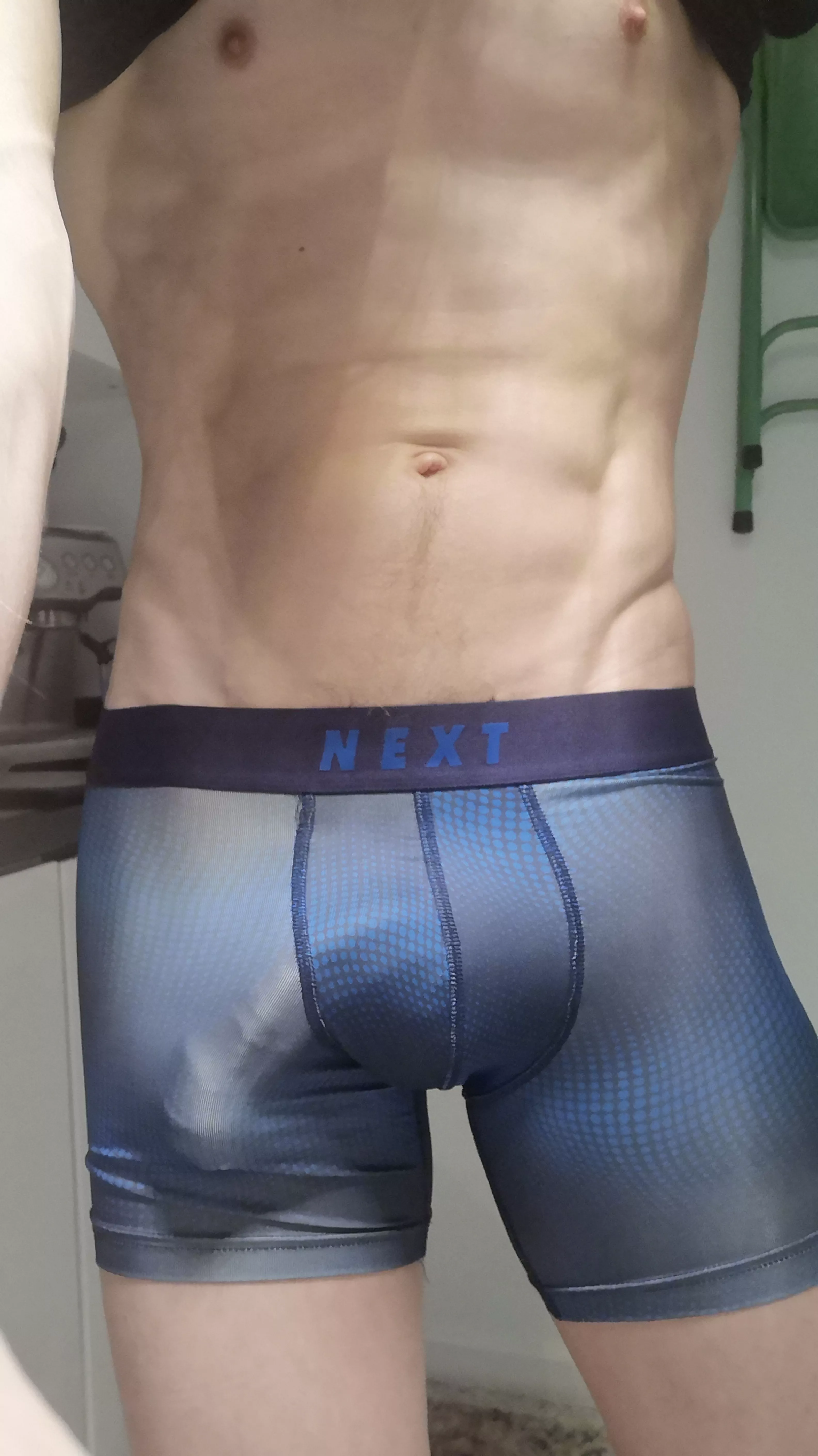 it's been straining against these pants all day, should I let it out?