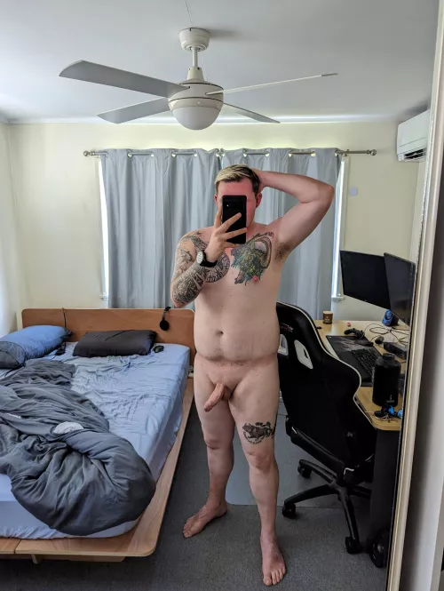 it's way too hot, can't wait for cuddle weather