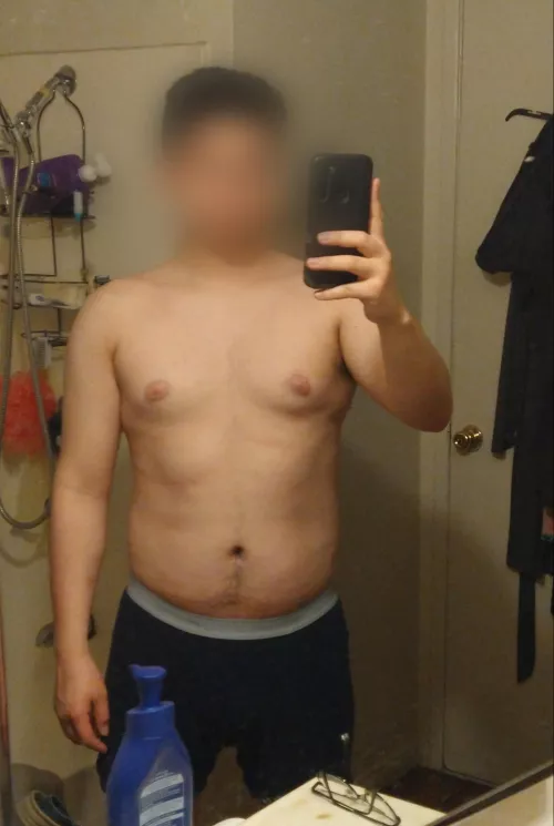 (m) 22 Would you call this chubby or average?