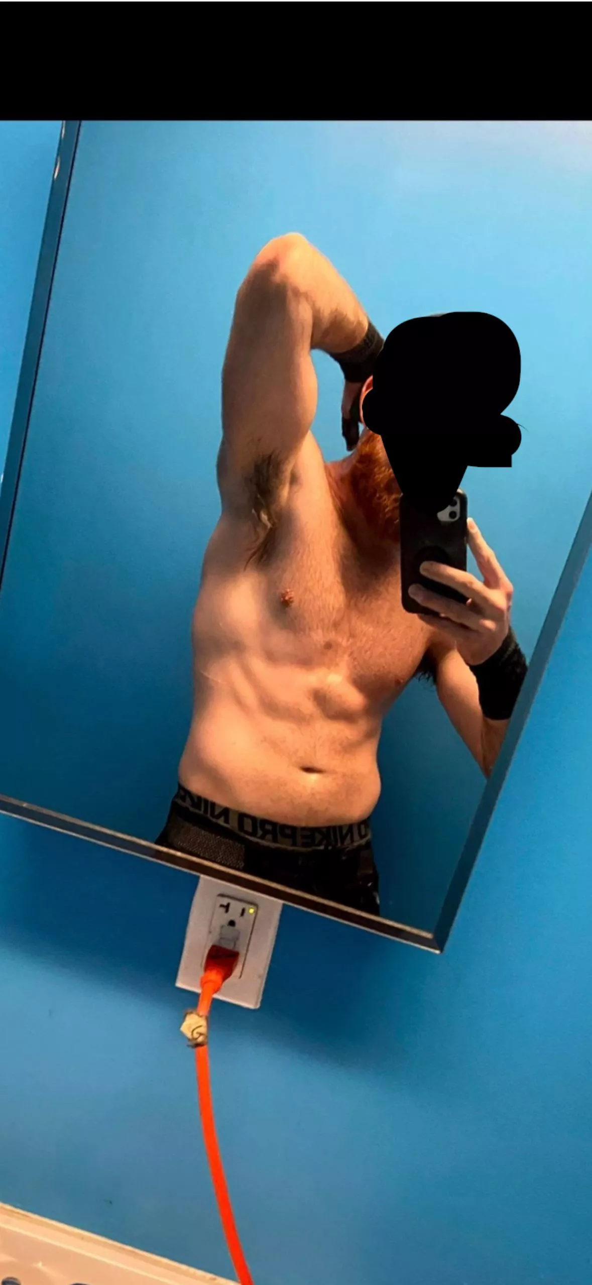 [m] feeling myself after that workout