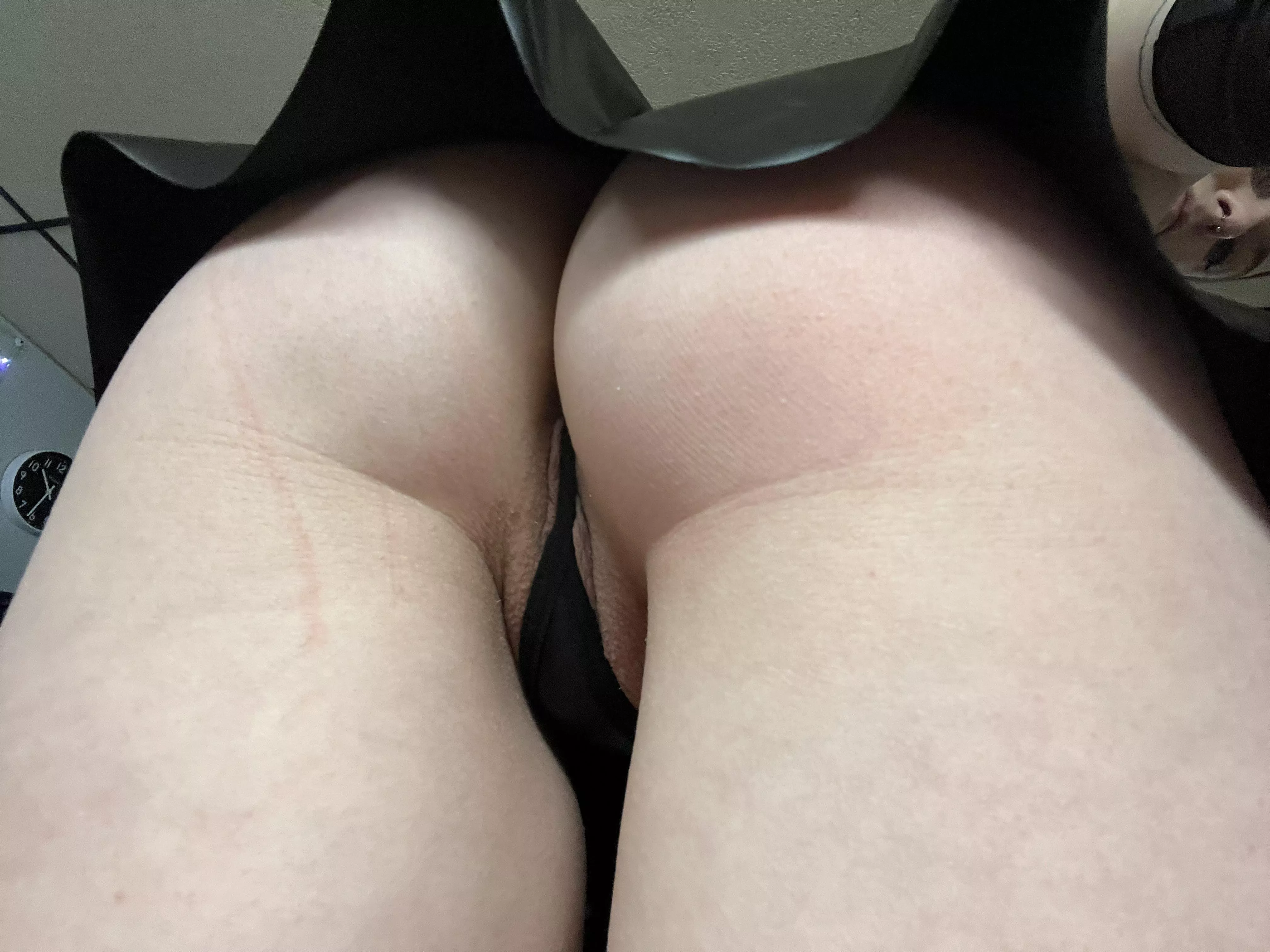 Oh no! My pussy is hanging out again