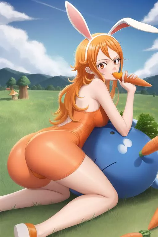 Orange bunny