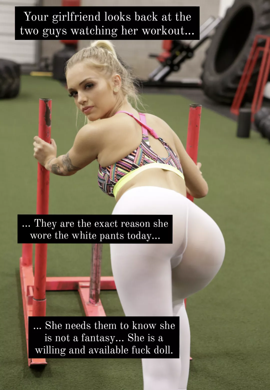 She needs them to know she is not a fantasy...