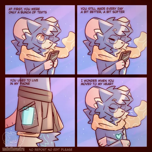 Some soft feels ~ Comic by me @maiathoustra