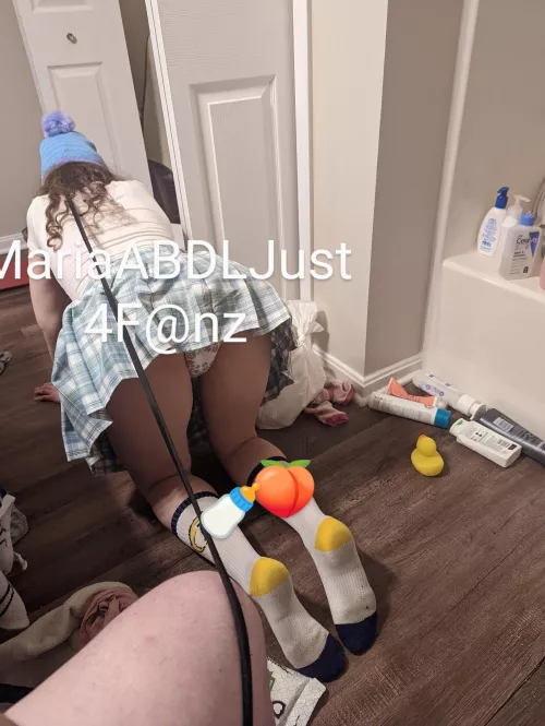 Somebody went for a walk in their Goodnite!